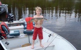 Max holding his 'Trophy' Pike Max holding his 'Trophy' Pike