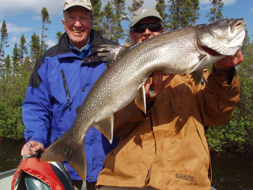 Monster Lake Trout with Mike and Jean